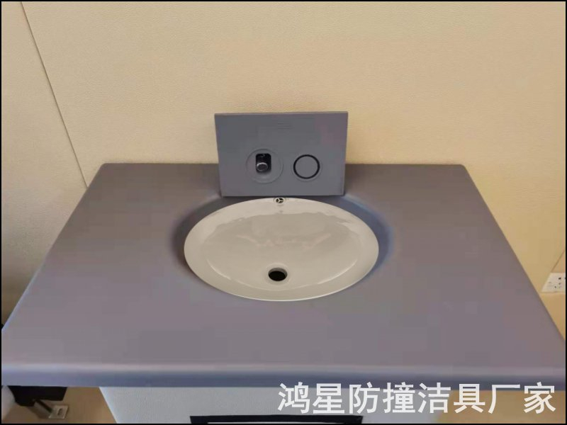 感应式硅胶防撞洗手台工程案例展示
