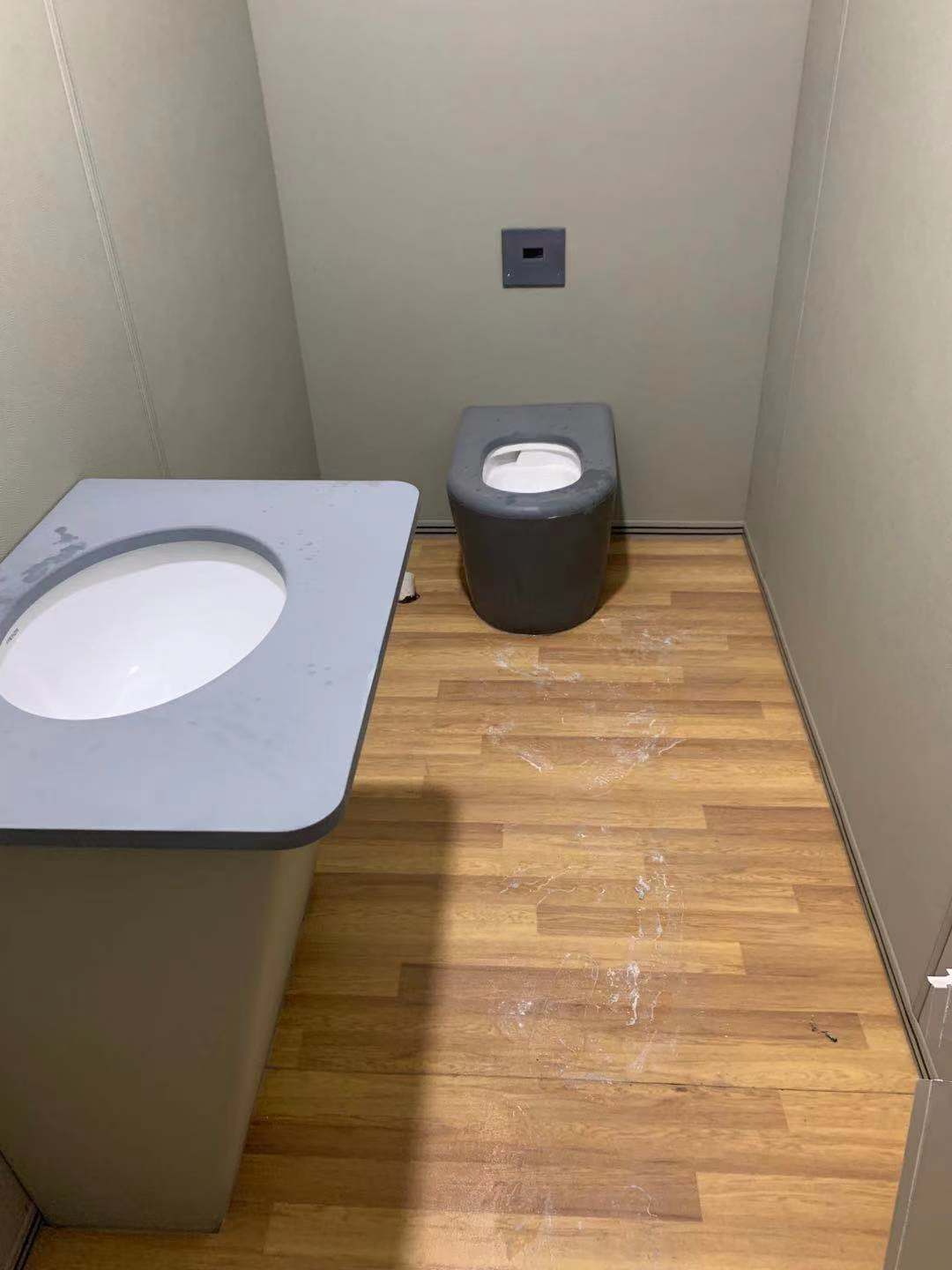 鸿星建材谈话室卫生间防撞卫浴洁具软包洗手台马桶蹲便